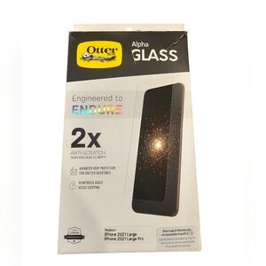 OtterBox Alpha Glass Screen Protector - Black